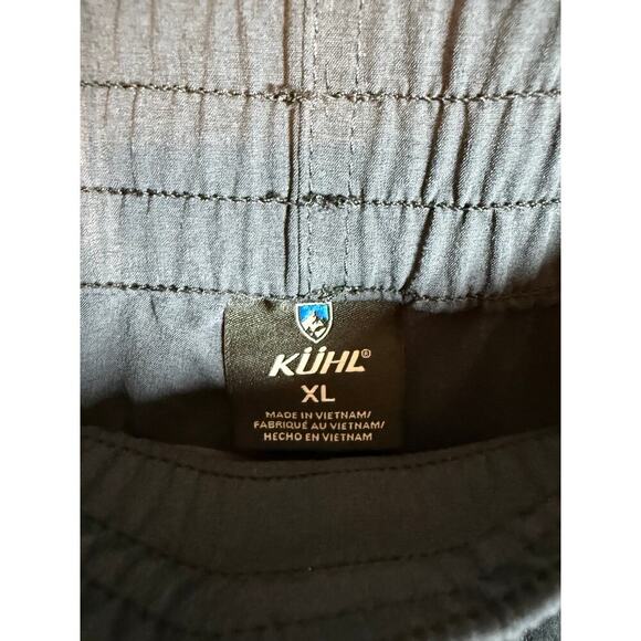 Kuhl Mens Freeflex Shorts Blue XL Drawstring Elastic Waist 10" Inseam 5157 - Picture 5 of 10